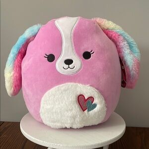 10” Beemie Squishmallow with Rainbow Ears